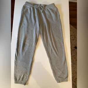 Bella Canvas Gray Joggers/Sweatpants W/ Elastic Waist Band and Pockets